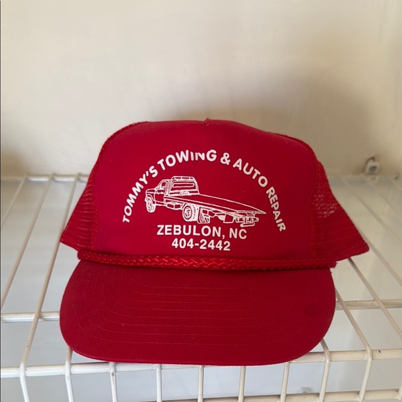 Other - Vintage Red Trucker Hat